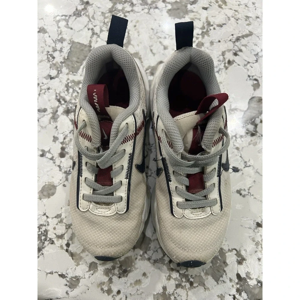 Nike Air Max Intrlk Lite Child Size 12.5 Phantom Dark Athletic Sneakers Baseball